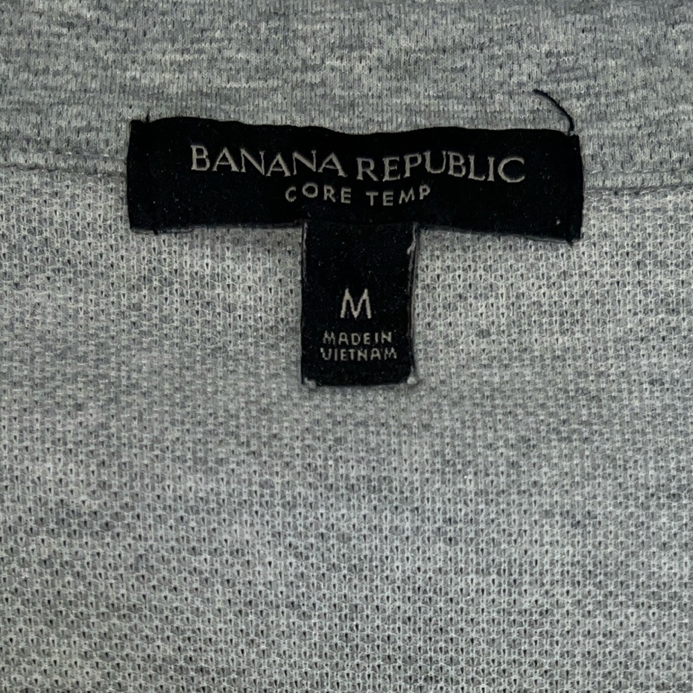 Men’s Banana Republic Core Temp Light Gray Polo Shirt Size M - Picture 3 of 4